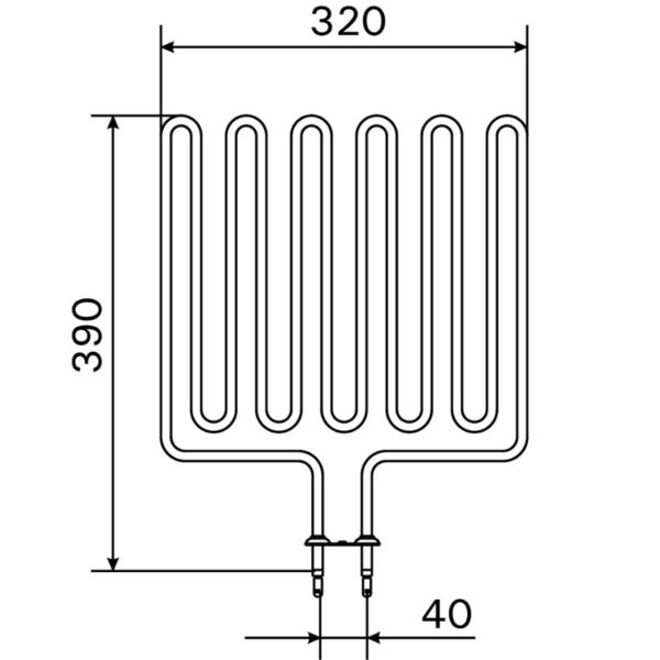 Harvia heating element ZSL-314