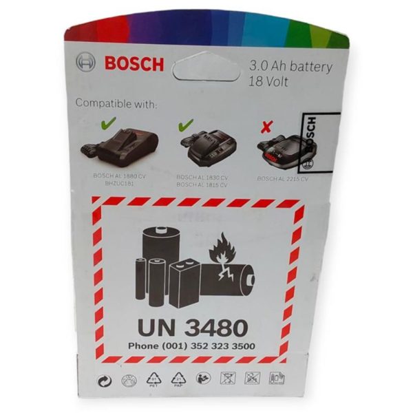 Bosch Varsi-Imuri Akku 18V Power for All 3.0Ah